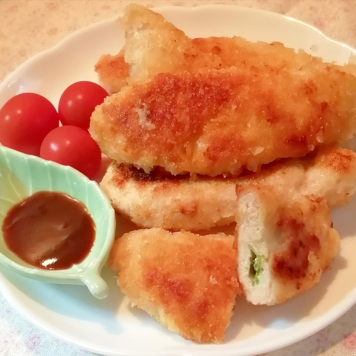 卵不使用!ズボラ流・揚げ焼きささみチーズカツ